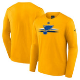 St. Louis Blues Fanatics Authentic Pro Primary Long Sleeve T-Shirt