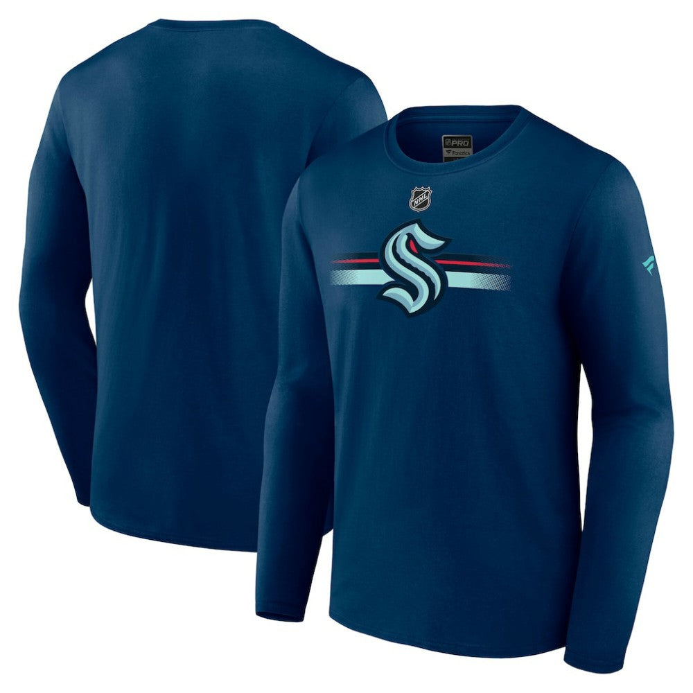Seattle Kraken Fanatics Authentic Pro Secondary Long Sleeve T-Shirt