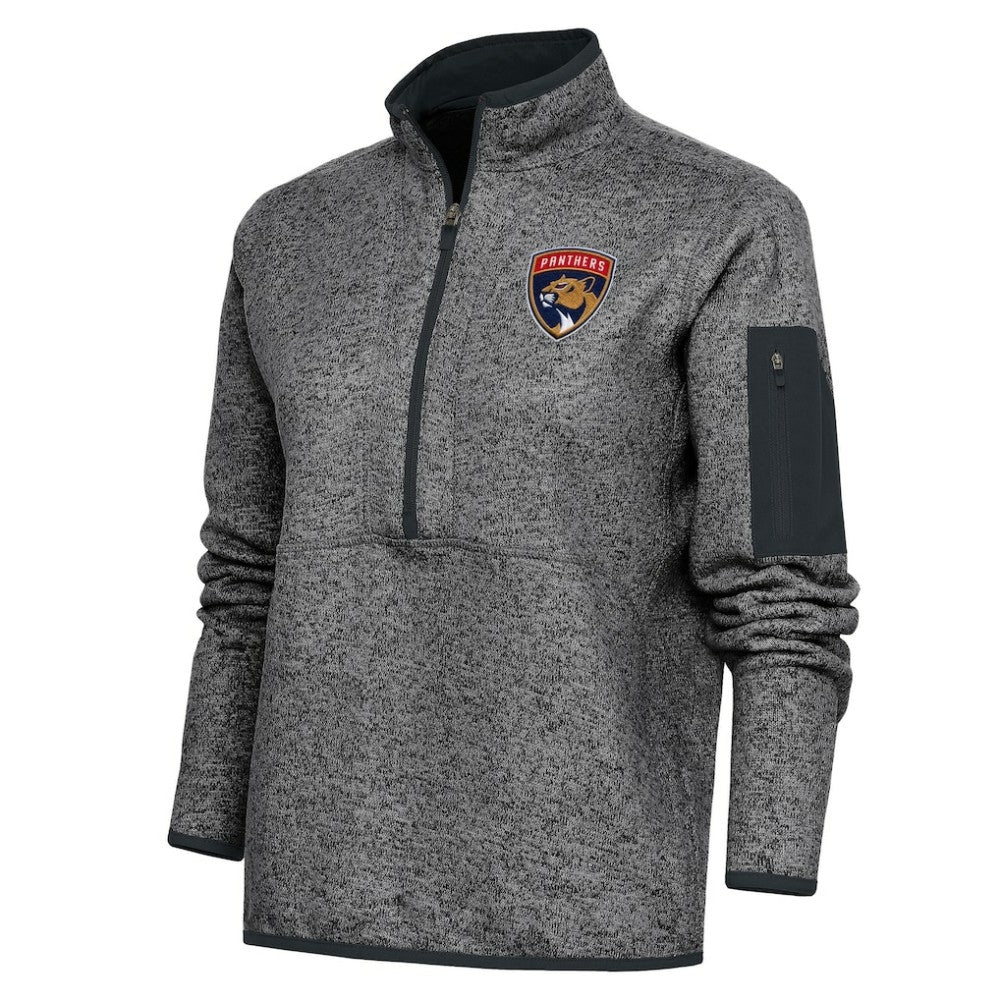 Florida Panthers Antigua Women's Team Logo Fortune Quarter-Zip Jacket