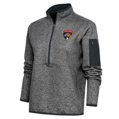 Florida Panthers Antigua Women's Team Logo Fortune Quarter-Zip Jacket