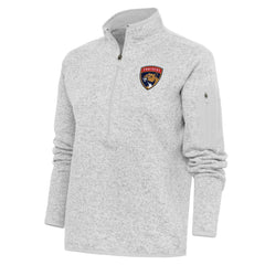 Florida Panthers Antigua Women's Team Logo Fortune Quarter-Zip Jacket
