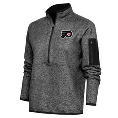 Philadelphia Flyers Antigua Women's Team Logo Fortune Quarter-Zip Jacket