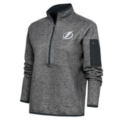 Tampa Bay Lightning Antigua Women's Team Logo Fortune Quarter-Zip Jacket