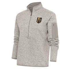 Vegas Golden Knights Antigua Women's Team Logo Fortune Quarter-Zip Jacket