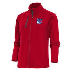 New York Rangers Antigua Women's Team Logo Generation Full-Zip Jacket
