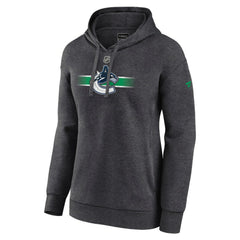 Vancouver Canucks Fanatics Women's Authentic Pro Core Secondary Fleece Pullover Hoodie