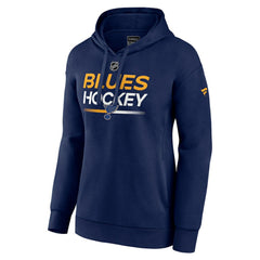 St. Louis Blues Fanatics Women's Authentic Pro Pullover Hoodie