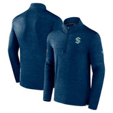 Seattle Kraken Fanatics Authentic Pro Quarter-Zip Pullover Top