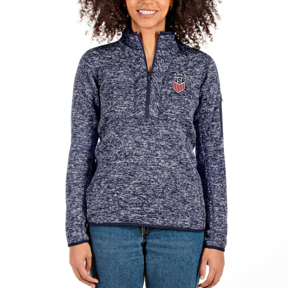 USWNT Antigua Women's Fortune Half-Zip Pullover Jacket / Soccer Online