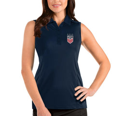 USWNT Antigua Women's Tribute Sleeveless Polo / Soccer Online