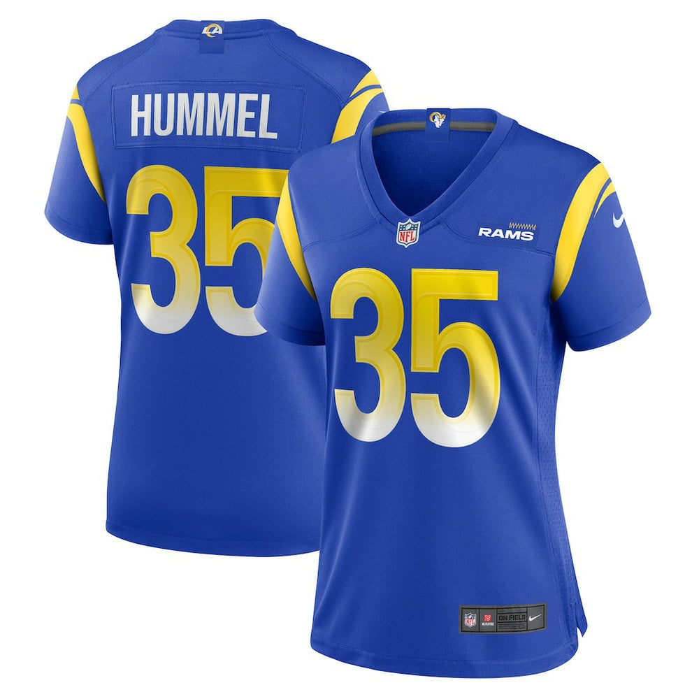 NFL Los Angeles Rams Jake Hummel Women's Game Player Jersey