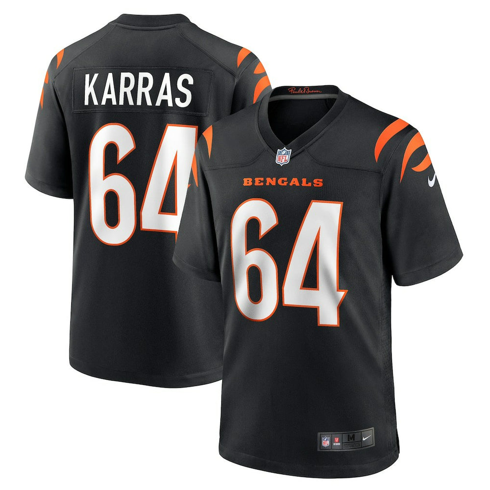 NFL Cincinnati Bengals Ted Karras Game Player Jersey