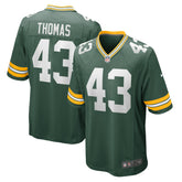 NFL Green Bay Packers Kiondre Thomas Game Player Jersey