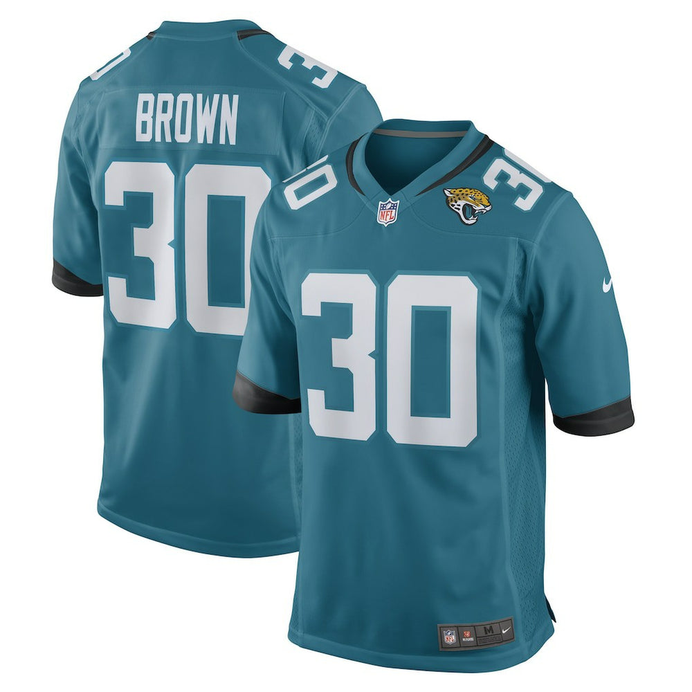 NFL Jacksonville Jaguars Montaric Brown Game Player Jersey