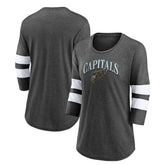 Washington Capitals Fanatics Women's Special Edition 2.0 Barn Burner 3/4 Sleeve T-Shirt