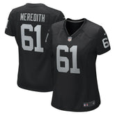 NFL Las Vegas Raiders Jordan Meredith Women's Game Player Jersey