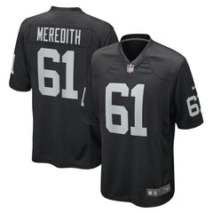 NFL Las Vegas Raiders Jordan Meredith Game Player Jersey