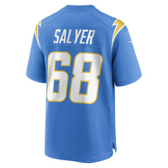 NFL Los Angeles Chargers Jamaree Salyer Game Player Jersey