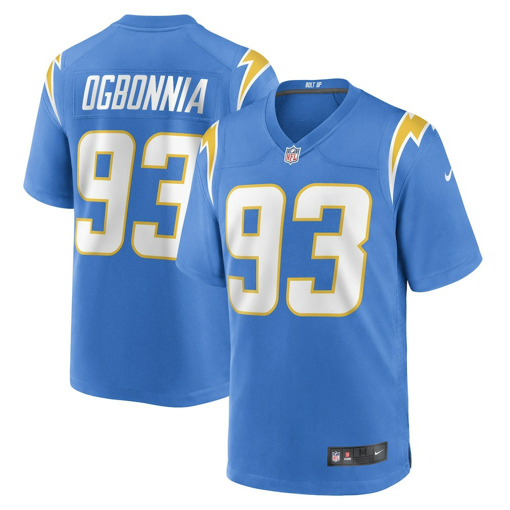 NFL Los Angeles Chargers Otito Ogbonnia Game Player Jersey