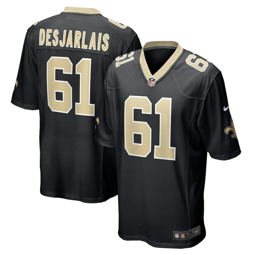 NFL New Orleans Saints Drew Desjarlais Game Player Jersey