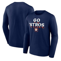 Houston Astros Go Stros Long Sleeve T-Shirt - Navy