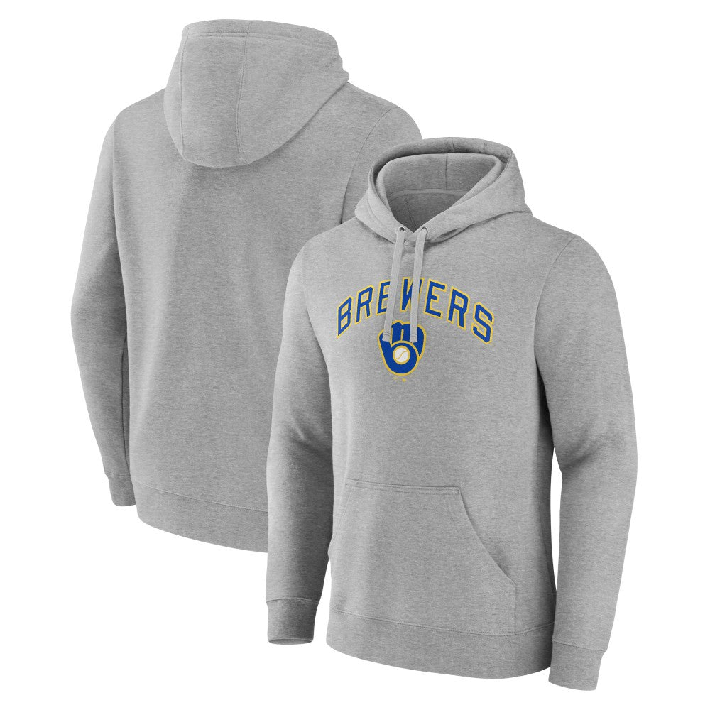 Milwaukee Brewers Wahconah Pullover Hoodie - Gray