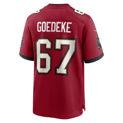 NFL Tampa Bay Buccaneers Luke Goedeke Game Player Jersey