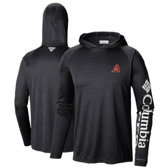 Arizona Diamondbacks Terminal Tackle Long Sleeve Hoodie T-Shirt - Black | Columbia