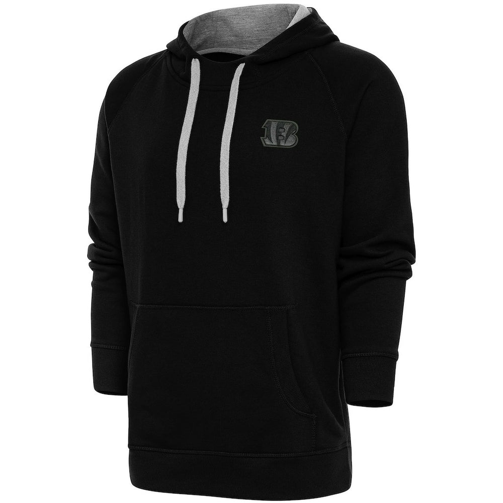 NFL Cincinnati Bengals Antigua Tonal Logo Victory Pullover Hoodie