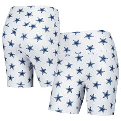 NFL Dallas Cowboys Women's Allover Print Biker Shorts