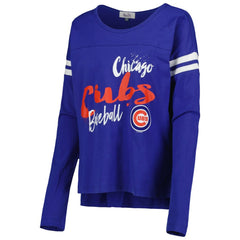 Chicago Cubs Touch Women's Free Agent Long Sleeve T-Shirt - Royal