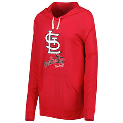 St. Louis Cardinals Touch Women's Pre-Game Raglan Pullover Hoodie - Red