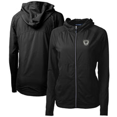 NFL Las Vegas Raiders Cutter & Buck Women's Throwback Logo Adapt Eco Knit Hybrid Recycled Full-Zip Hoodie