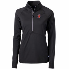 NFL Tampa Bay Buccaneers Cutter & Buck Women's Throwback Logo Adapt Eco Knit Stretch Recycled Half-Zip Pullover Top