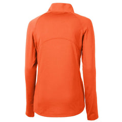 NFL Chicago Bears Cutter & Buck Women's Throwback Logo Adapt Eco Knit Stretch Recycled Half-Zip Pullover Top