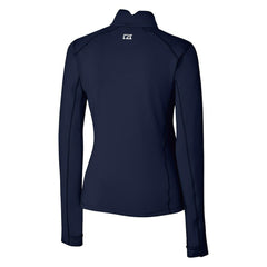 NFL New York Giants Cutter & Buck Women's Throwback Logo Traverse Stretch Quarter-Zip Pullover Top