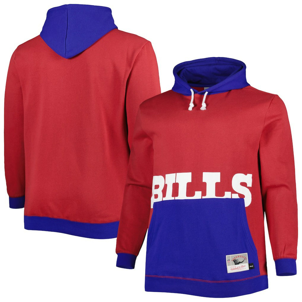 NFL Buffalo Bills Big & Tall Big Face Pullover Hoodie