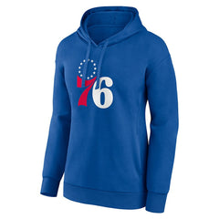Philadelphia 76ers Women's Team Primary Logo Pullover Hoodie - Royal shop