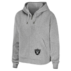 NFL Las Vegas Raiders WEAR by Erin Andrews Women's Team Full-Zip Hoodie