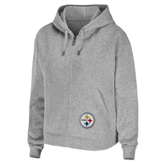 NFL Pittsburgh Steelers WEAR by Erin Andrews Women's Team Full-Zip Hoodie