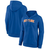 New York Knicks Women's Wordmark Alt Pullover Hoodie - Royal outlet