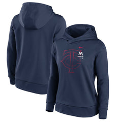 Minnesota Twins Women's 2023 Big Game Fleece Pullover Hoodie - Navy | Nike