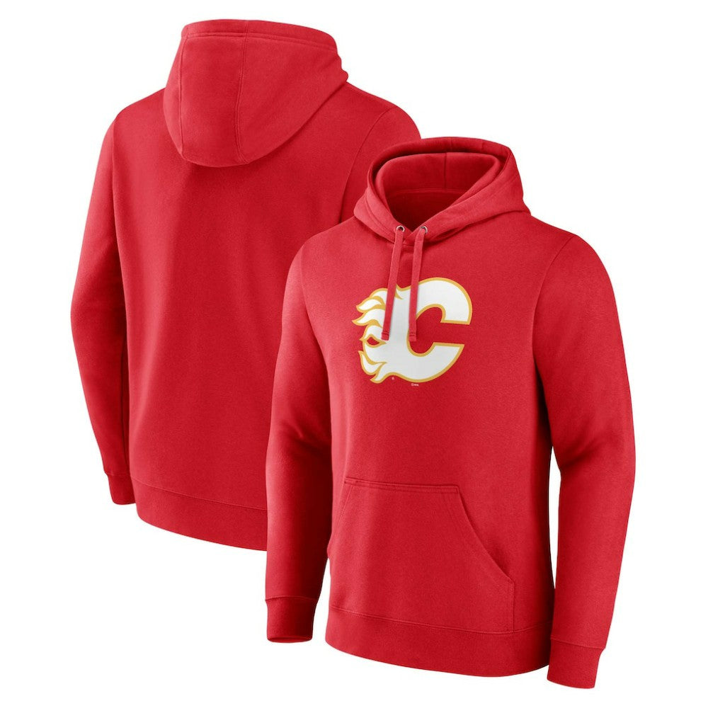 Calgary Flames Fanatics Primary Team Logo Pullover Hoodie