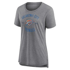 Oklahoma City Thunder Women's Heritage Tri-Blend T-Shirt - Heather Gray online