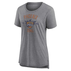Phoenix Suns Women's Heritage Tri-Blend T-Shirt - Heather Gray shop