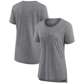 San Antonio Spurs Women's Heritage Tri-Blend T-Shirt - Heather Gray online