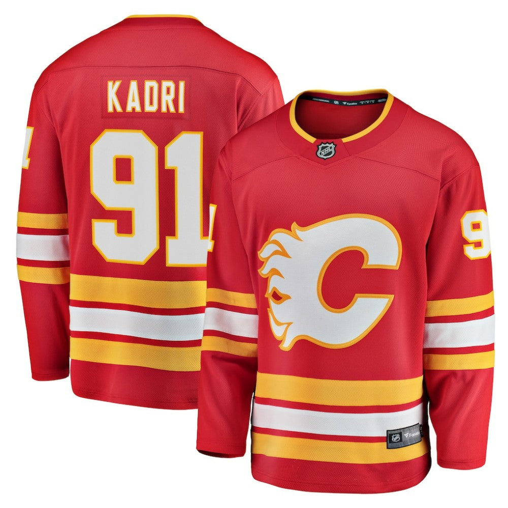 Nazem Kadri Calgary Flames Fanatics Home Breakaway Player Jersey
