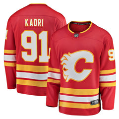 Nazem Kadri Calgary Flames Fanatics Home Breakaway Player Jersey