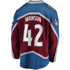 Josh Manson Colorado Avalanche Fanatics Home Breakaway Player Jersey