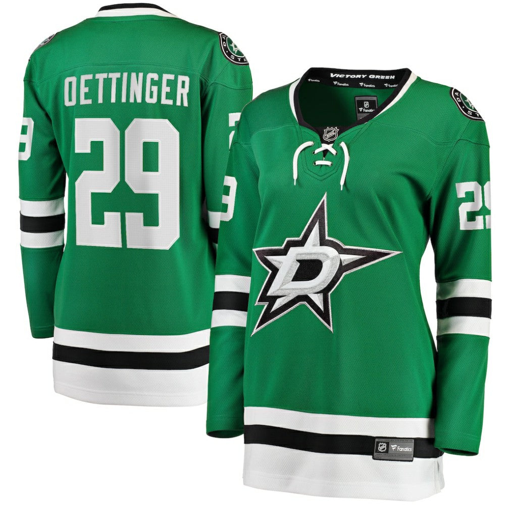 Jake Oettinger Dallas Stars Fanatics Women's Home Breakaway Player Jersey